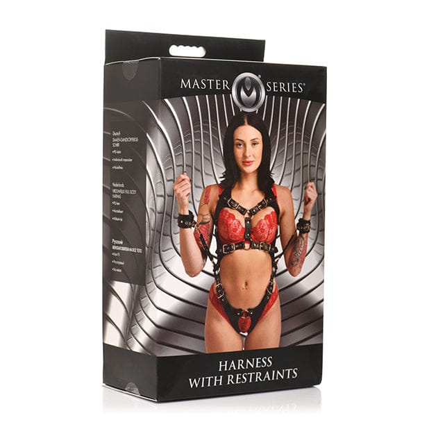 Master Series - Harness with Restraints (Black) MSR1047 CherryAffairs