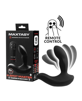 Maxtasy - P-Spot Master Remote-Control Prostate Massager (Black) MX1001 CherryAffairs