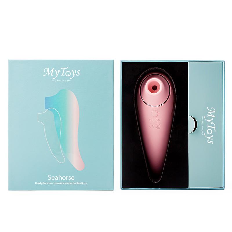 MyToys - Seahorse Dual G Spot Vibrator with Clitoral Air Stimulator CherryAffairs