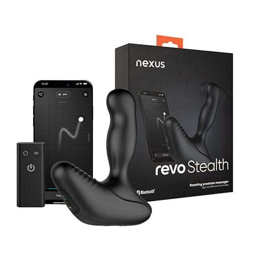 Nexus - Revo Stealth App-Controlled Rotating Remote Control Prostate Massager (Black)
