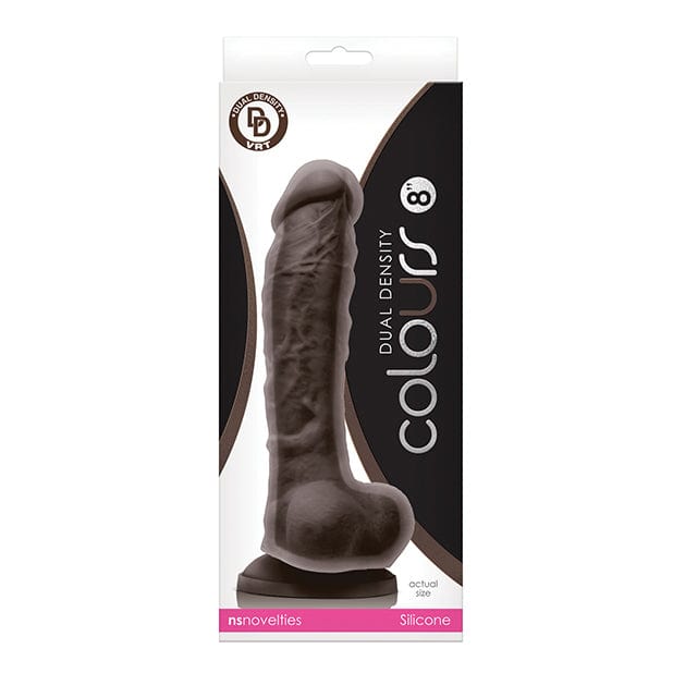 NS Novelties - Colours Dual Density Silicone Realistic Dildo with Balls CherryAffairs