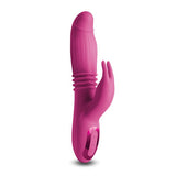 NS Novelties - INYA Passion Thrusting Throbbing Expanding Rabbit Dildo (Pink) NS1160 CherryAffairs