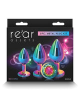 NS Novelties - Rear Assets Rainbow Gem Aluminium Anal Trainer Kit NS1176 CherryAffairs
