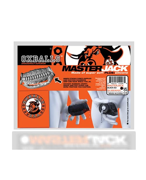 Oxballs - MasterJack Double-Penetration Masturbator (Black) OX1070 CherryAffairs