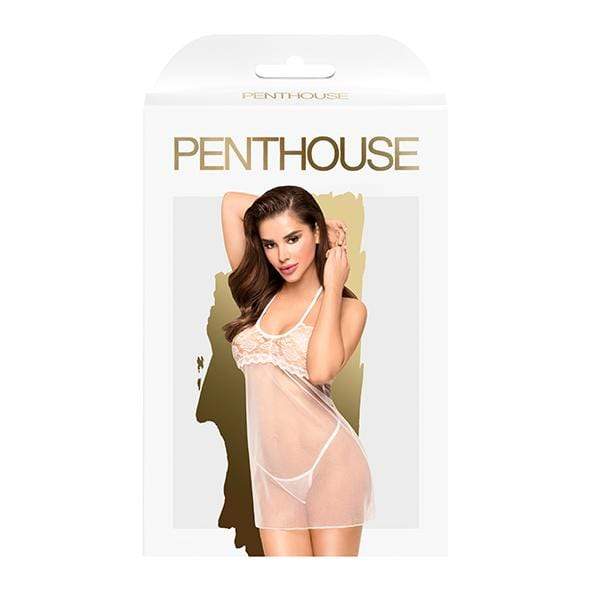 Penthouse - All Yours Mesh Lace Bastier Dress with Thong Chemise CherryAffairs