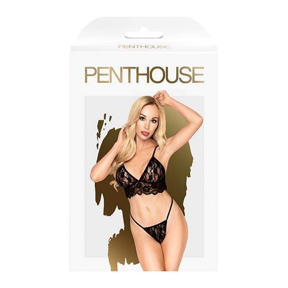 Penthouse - Double Spice Lace Triangle Lingerie Bralette Set CherryAffairs