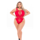 Pink Lipstick - Duchess Highneck Bodysuit Costume PLS1263 CherryAffairs