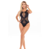 Pink Lipstick - Duchess Highneck Bodysuit Costume PLS1260 CherryAffairs