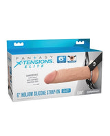 Pipedream - Fantasy X Tensions Elite Dual Density Silicone Hollow Strap On CherryAffairs