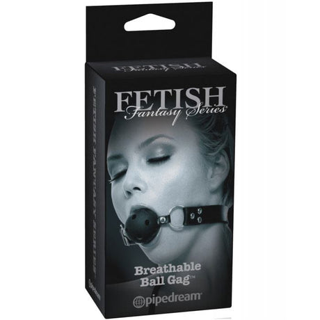 Pipedream - Fetish Fantasy Limited Edition Breathable Ball Gag (Black) PD2059 CherryAffairs
