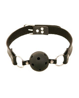 Pipedream - Fetish Fantasy Series Breathable Rubber Ball Gag (Black) PD2061 CherryAffairs