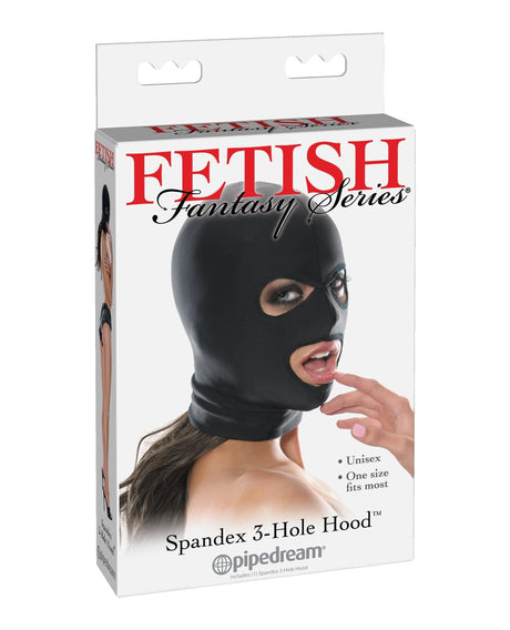 Pipedream - Fetish Fantasy Stretch Spandex Three-Hole Hood (Black) PD2062 CherryAffairs