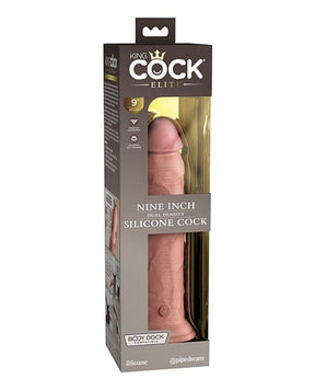 Pipedream - King Cock Elite Dual-Density Silicone Suction Dildo (Beige) PD2098 CherryAffairs
