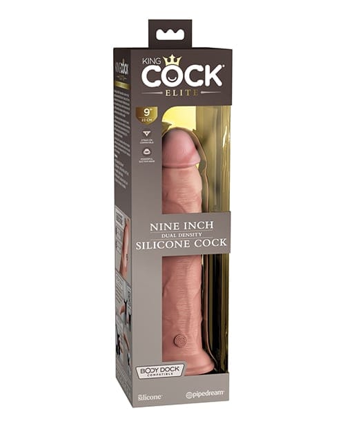 Pipedream - King Cock Elite Dual-Density Silicone Suction Dildo (Beige)