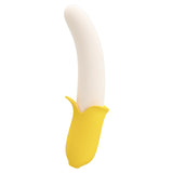 Pretty Love - Banana Geek Vibrating Thrusting Dildo Vibrator (Yellow) PL1148 CherryAffairs