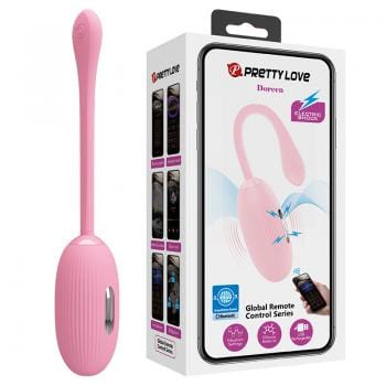 Pretty Love - Doreen App-Controlled Egg Massager Vibrator (Pink) PL1154 CherryAffairs