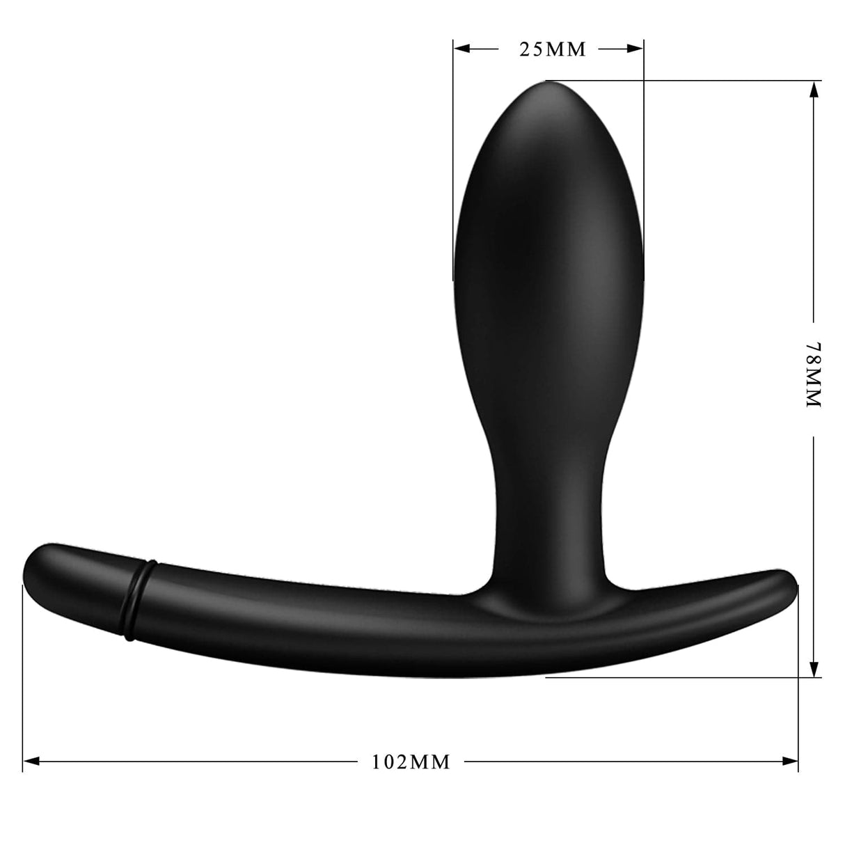 Pretty Love - Drake Inflatable Muscle Contracting Exercise Butt Plug (Black) PL1121 CherryAffairs