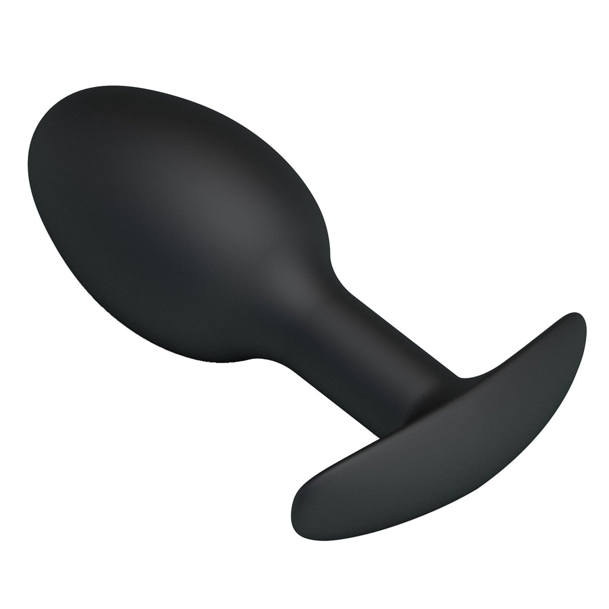 Pretty Love - Heavy Balls Silicone Butt Plug (Black) CherryAffairs