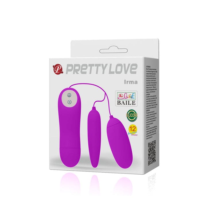 Pretty Love - Irma Remote Control Egg Massager Vibrator (Purple) PL1139 CherryAffairs