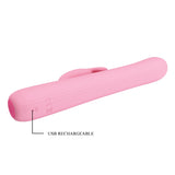 Pretty Love - Julian Vibrating Rotating Rabbit Vibrator (Pink) PL1134 CherryAffairs