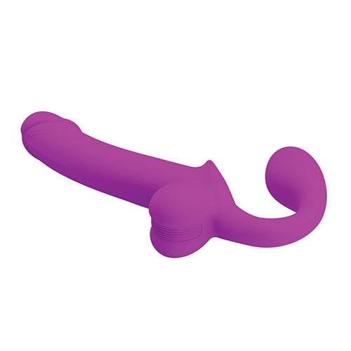 Pretty Love - Kelpie Squirting Strapless Strap On (Fuchsia) PL1119 CherryAffairs