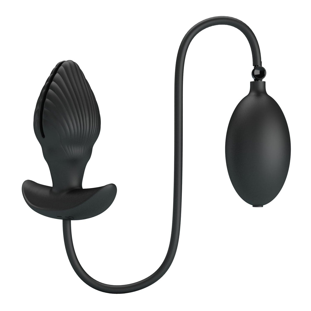 Pretty Love - Manson Vibrating Inflatable Anal Plug (Black) PL1120 CherryAffairs