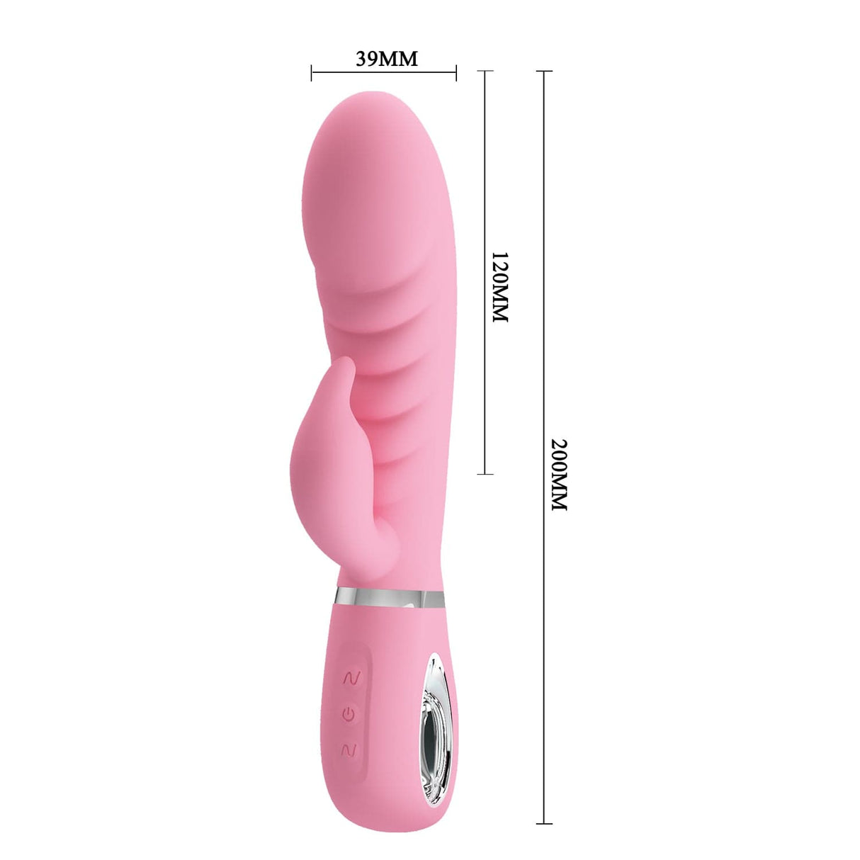 Pretty Love - Prescott Flexible Rabbit Vibrator (Pink) PL1125 CherryAffairs