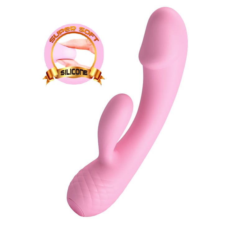 Pretty Love - Ron Flexible Rabbit Vibrator (Pink) PL1123 CherryAffairs