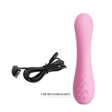 Pretty Love - Ron Flexible Rabbit Vibrator (Pink) PL1123 CherryAffairs