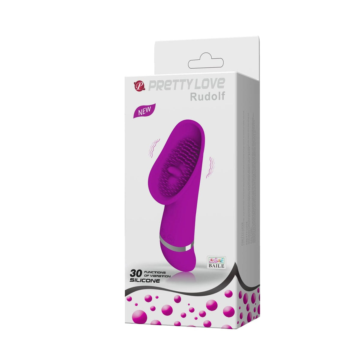 Pretty Love - Rudolf Licker 30 Function Clit Massager (Pink) PL1103 CherryAffairs