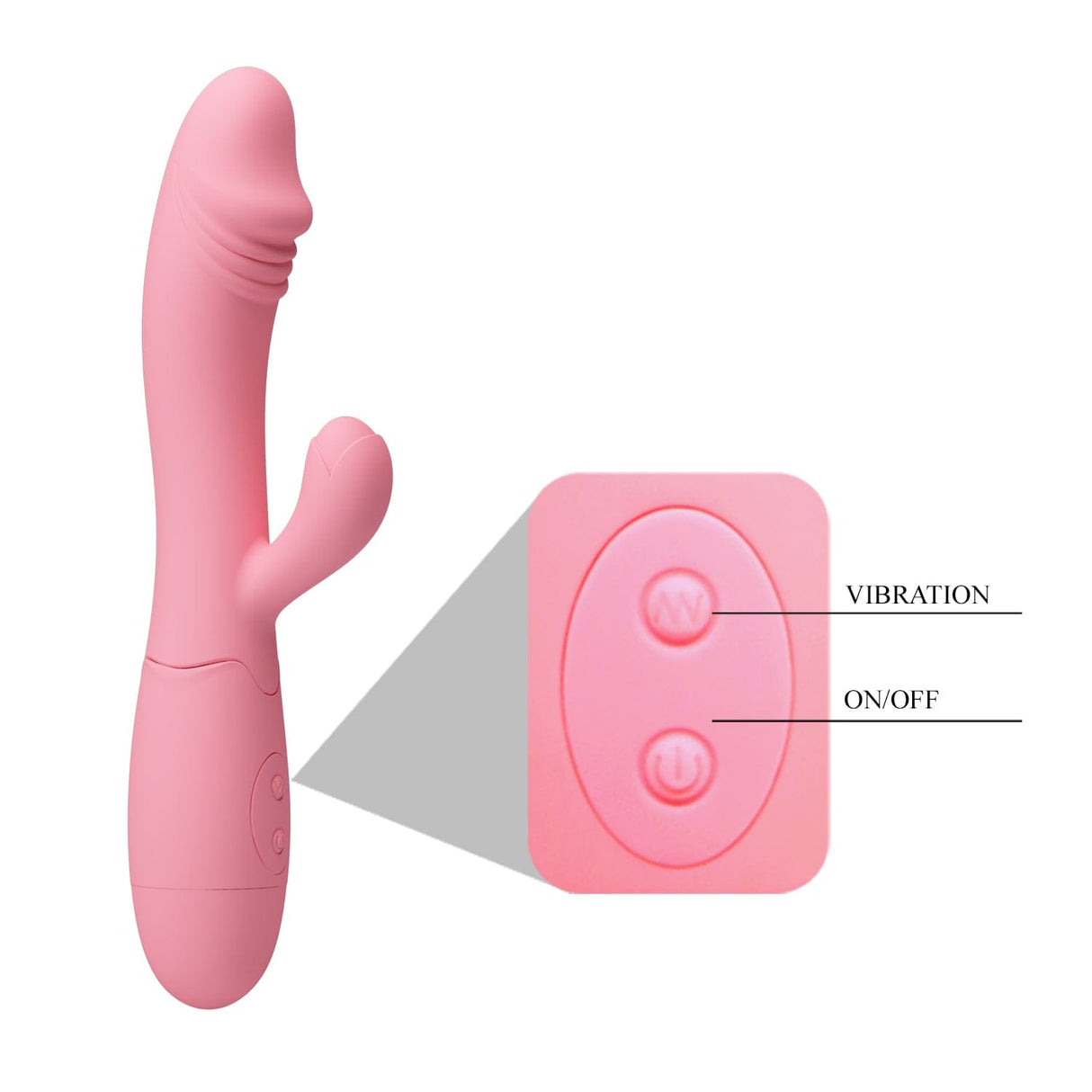 Pretty Love - Snappy Rabbit Vibrator (Pink) PL1136 CherryAffairs