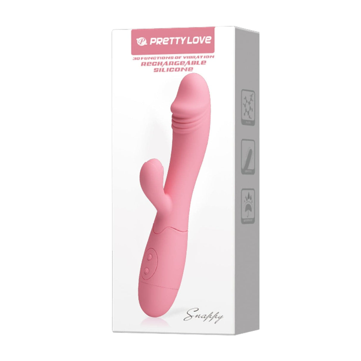 Pretty Love - Snappy Rabbit Vibrator (Pink) PL1136 CherryAffairs