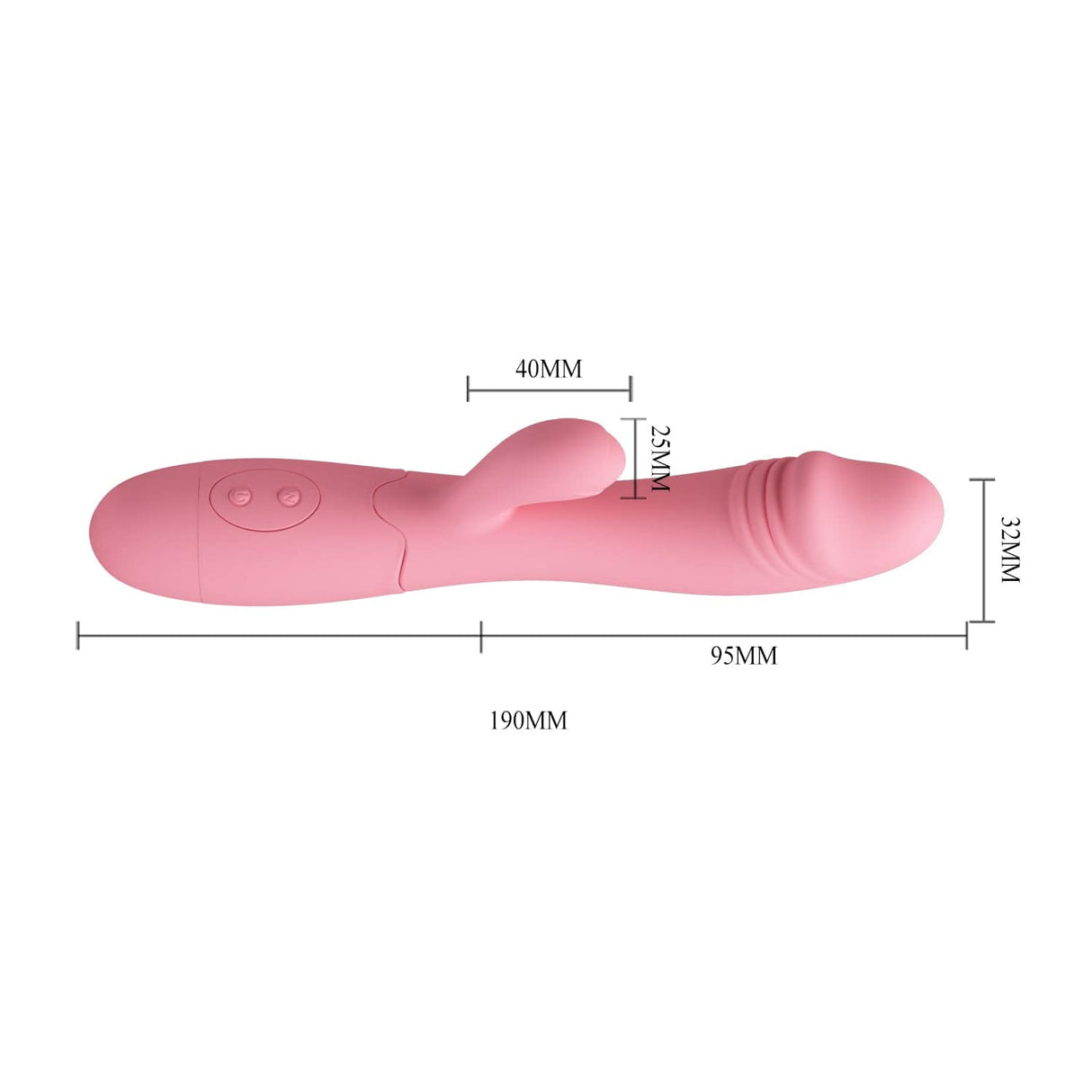 Pretty Love - Snappy Rabbit Vibrator (Pink) PL1136 CherryAffairs