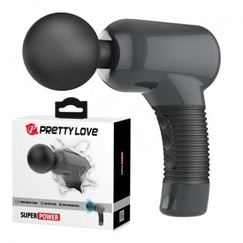 Pretty Love - Super Power Wand Massager Gun (Black) PL1135 CherryAffairs