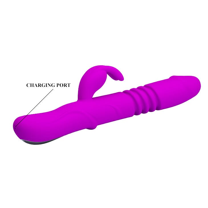 Pretty Love - Ward Rotating Thursting Rabbit Vibrator (Purple) PL1138 CherryAffairs