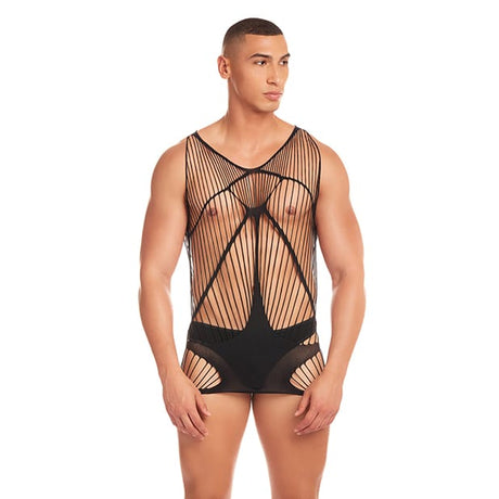 Rene Rofe - Rainbow Party Automatic Long Tank (Black) CherryAffairs