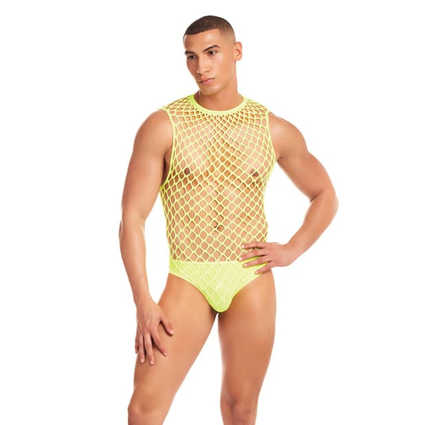 Rene Roff Rene Rofe - Rainbow Party Full Effect Large Mesh Unitard 2 pc Set with ...