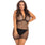 Rene Rofe - Take Me Fishnet Mini Dress Costume CherryAffairs