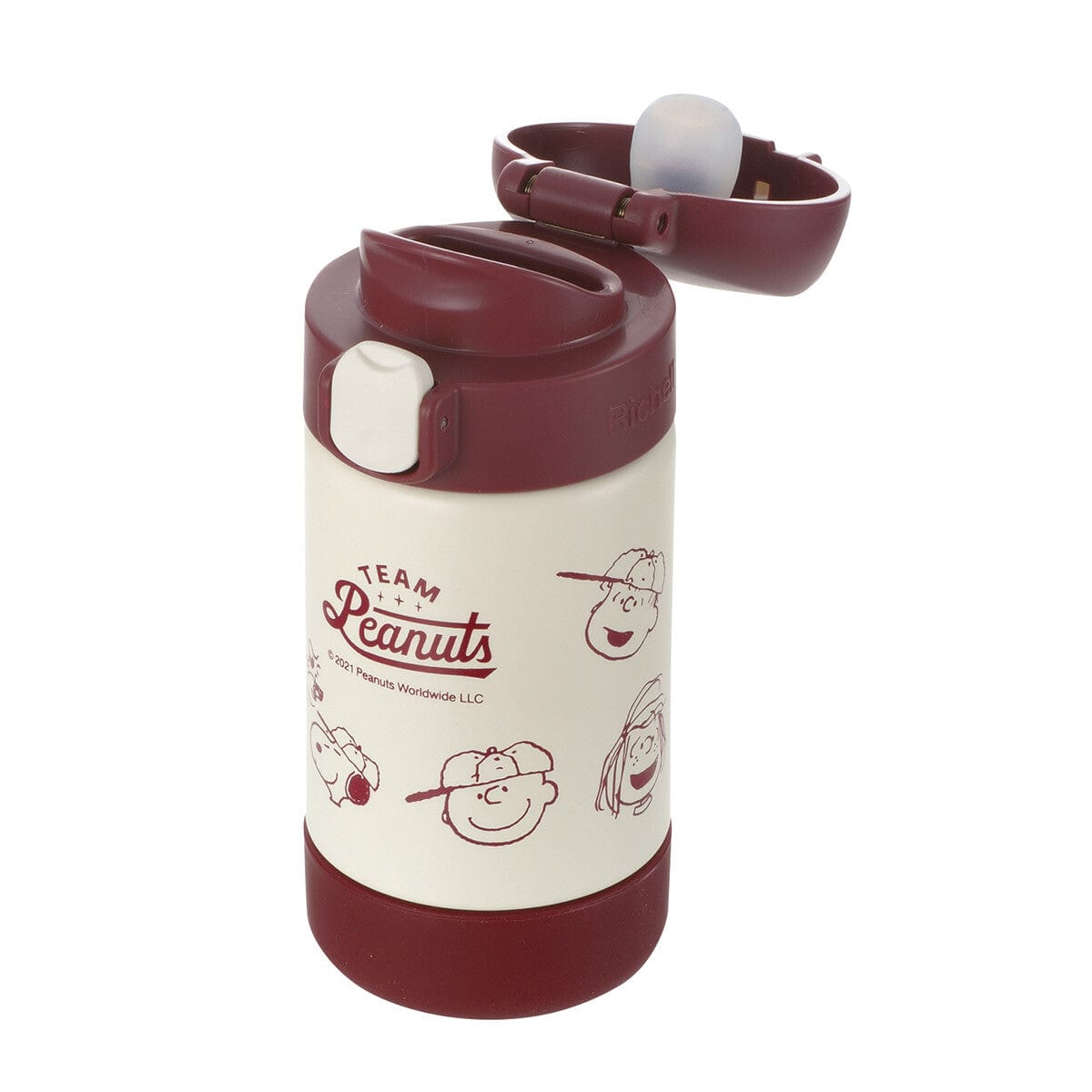 Richell - 2 Way Snoopy Peanut Collection Stainless Steel Water Bottle Mug    Baby Water Bottle