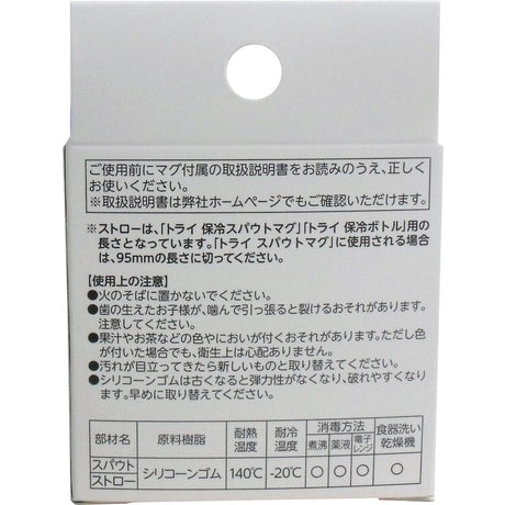 Richell - Aqulea Baby Straw Cup Mug S-4 Replacement Straw Set Spare Parts    Richell Baby Spare Parts