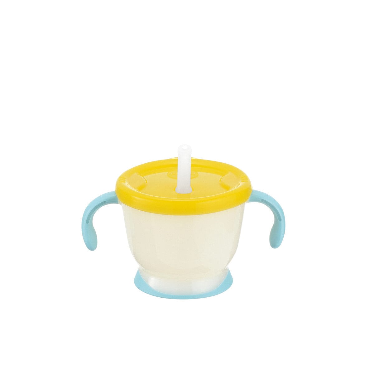 Richell - Aqulea Sippy Straw Baby Training Cup Mug  Yellow 4973655220122 Baby Cup