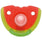 Richell - New Born Baby Silicone Pacifier with Storage Case  Red 4945680202978 Baby Pacifiers