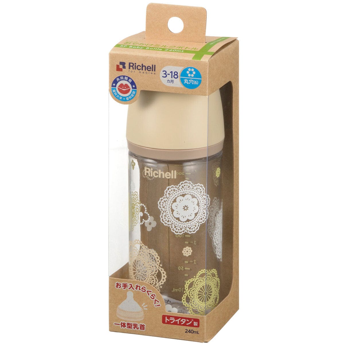 Richell - Outing Clear Baby Milk Bottle    Baby Milk Bottle