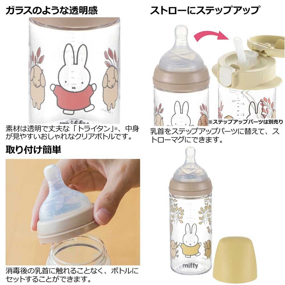 Richell - Outing Clear Baby Milk Bottle    Baby Milk Bottle