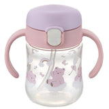 Richell - T.L.I Baby Stage 1 Try Sippy Spout Clear Training Water Bottle Mug  Pink 4945680203517 Baby Water Bottle