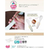 Richell - T.L.I Stage 3 Baby Self Feeding Spoon and Fork Set    Baby Spoon and Fork