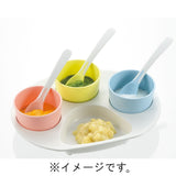 Richell - T.L.I Try Series Baby Food Starter Tableware Set    Baby Utensils Set