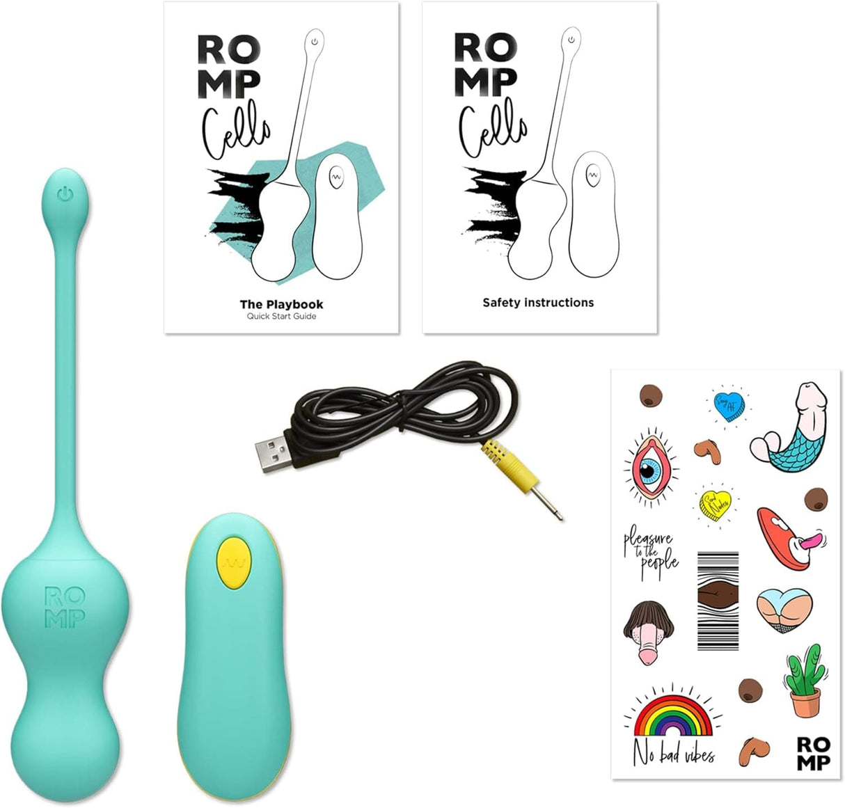 Romp - Cello Remote Control Kegel Balls (Green) RM1011 CherryAffairs