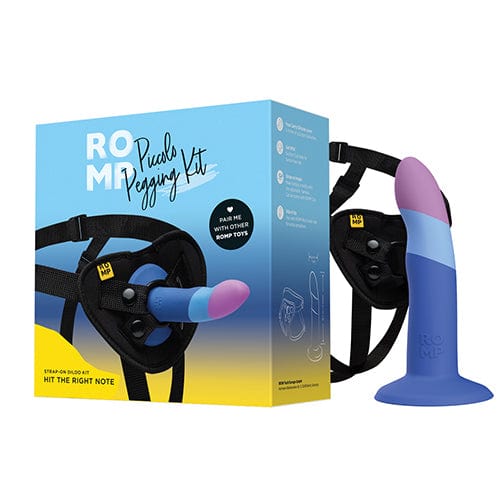 Romp - Piccolo Pegging Kit Hollow Strap On (Multi Colour) RM1024 CherryAffairs