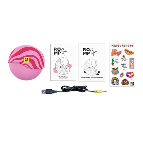 Romp - Spin Discreet Clitoral Air Stimulator (Pink) RM1031 CherryAffairs